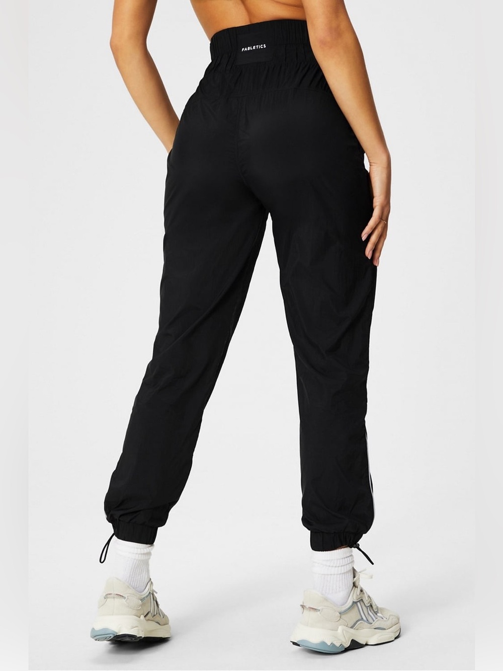 Fabletics Black Track Joggers – Size S